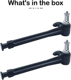 Jorixxy 6 Inch Extension Arm with Spigot for Super Clamp - Versatile and Sturdy Photography Accessory for Enhanced Equipment Mounting(2 Pack)