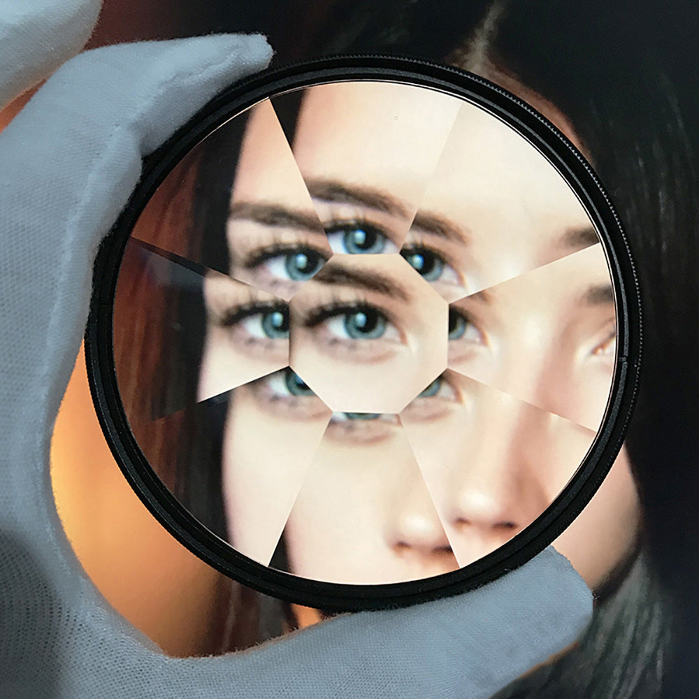 Jorixxy 77mm 8-Sided Kaleidoscope Glass Prism Effects