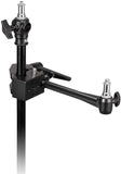 Jorixxy 6 Inch Extension Arm with Spigot for Super Clamp - Versatile and Sturdy Photography Accessory for Enhanced Equipment Mounting(2 Pack)