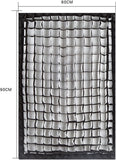 Jorixxy 60x90cm / 24"x36" Rectangle Strip Softbox Honeycomb Grid （Grid Only）